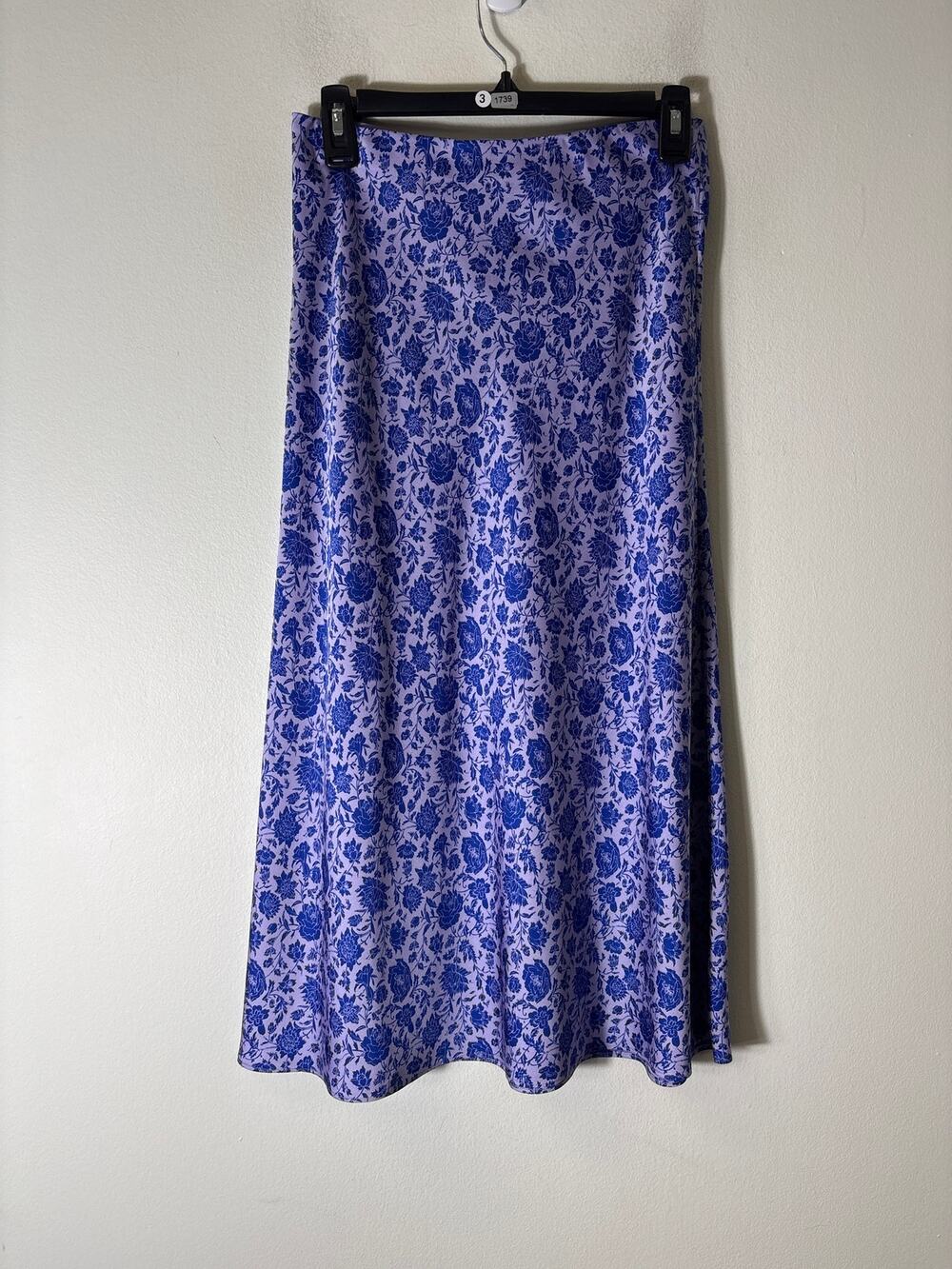 J.Crew Lavendar and Purple Bias Maxi Skirt Sx XS